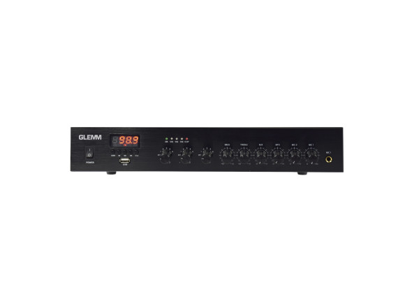 Amplificador Audio 100V 720W FM/USB/MP3/BT – 3 Zonas Amplificador Audio 100V 720W FM/USB/MP3/BT – 3 Zonas